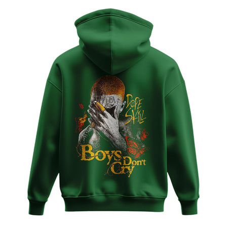 Oversized Hoodie "Boys D'ont Cry"