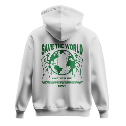 Oversized Hoodie "Save The World"