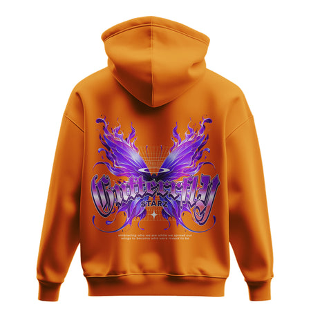 Oversized Hoodie Unisex "Fire Butterfly"