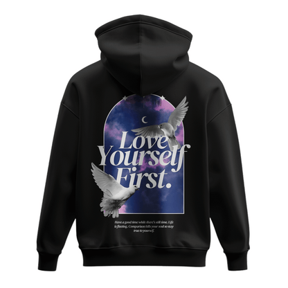 Oversized Hoodie "Love Yourself First"